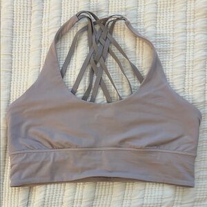 lululemon athletica Strappy Back Sports Bra - Taupe